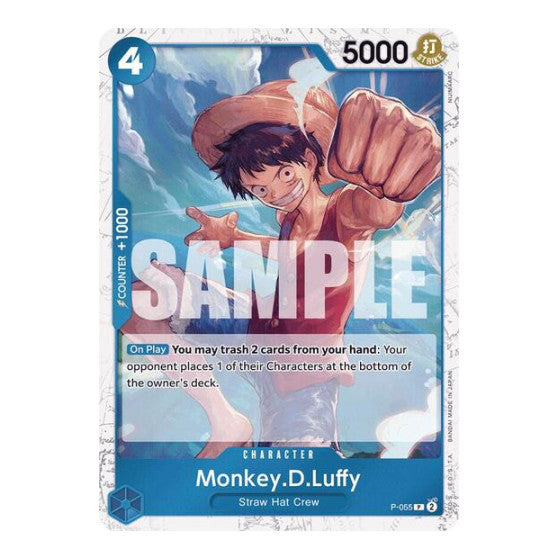 Monkey.D.Luffy (P-055) (Jolly Roger Foil) (PRB-01) #P-055 Promo (Foil Near Mint) Premium Booster -The Best- One Piece Card Game: 2024