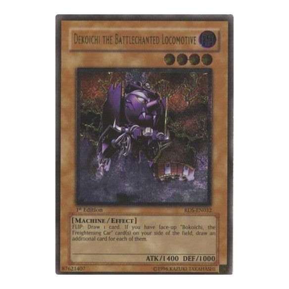 Dekoichi the Battlechanted Locomotive (UTR) (RDS) #RDS-EN032 Ultimate Rare (1st Edition Damaged) Rise of Destiny YuGiOh: 2004