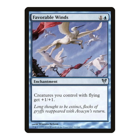 Favorable Winds (AVR) #51 Uncommon Avacyn Restored Magic: The Gathering: 2012