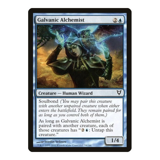 Galvanic Alchemist (AVR) #54 Common (Moderately Played) Avacyn Restored Magic: The Gathering: 2012
