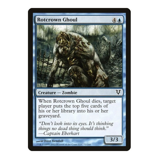 Rotcrown Ghoul (AVR) #72 Common (Lightly Played) Avacyn Restored Magic: The Gathering: 2012