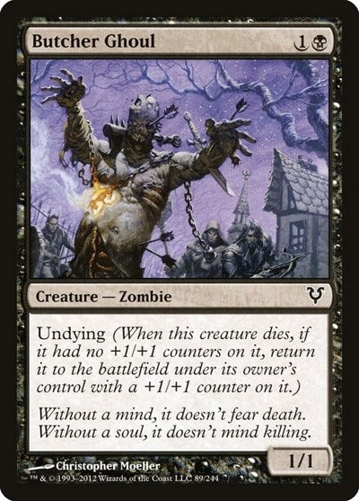 Butcher Ghoul (AVR) #89 Common (Lightly Played) Avacyn Restored Magic: The Gathering: 2012
