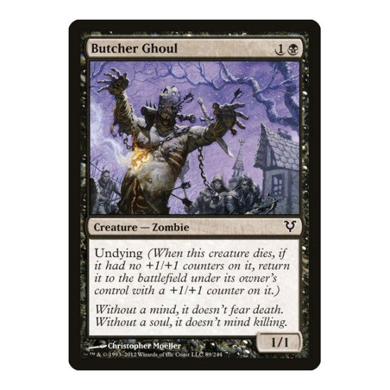 Butcher Ghoul (AVR) #89 Common (Lightly Played) Avacyn Restored Magic: The Gathering: 2012