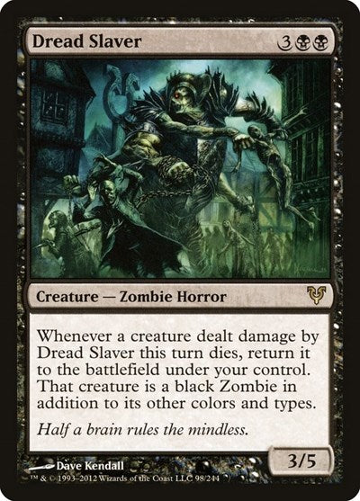 Dread Slaver (AVR) #98 Rare (Near Mint) Avacyn Restored Magic: The Gathering: 2012