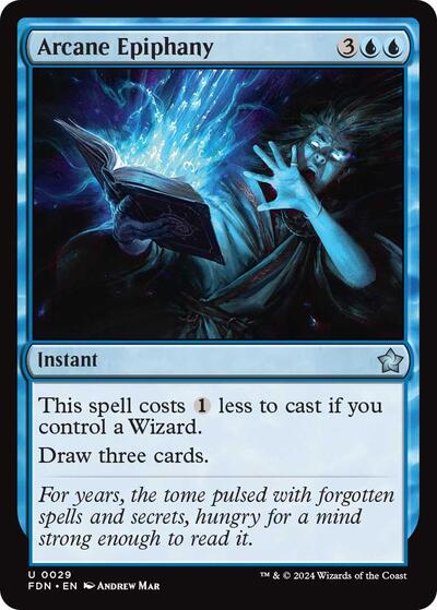 Arcane Epiphany (FDN) #29 Uncommon (Lightly Played) Foundations Magic: The Gathering: 2024