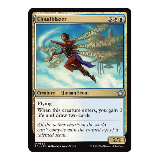 Cloudblazer (FDN) #653 Uncommon (Lightly Played) Foundations Magic: The Gathering: 2024