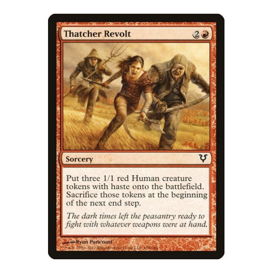 Thatcher Revolt (AVR) #158 Common (Lightly Played) Avacyn Restored Magic: The Gathering: 2012