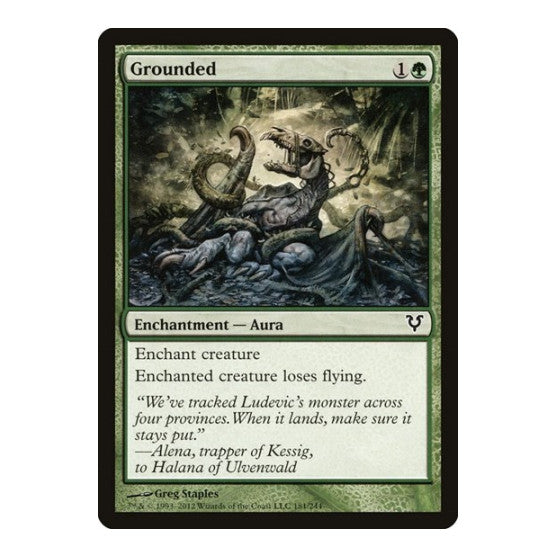 Grounded (AVR) #181 Common (Lightly Played) Avacyn Restored Magic: The Gathering: 2012