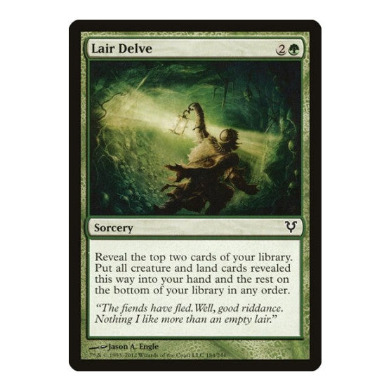 Lair Delve (AVR) #184 Common (Lightly Played) Avacyn Restored Magic: The Gathering: 2012