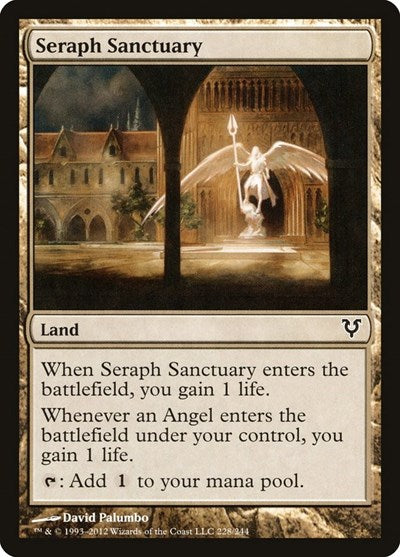 Seraph Sanctuary (AVR) #228 Common Avacyn Restored Magic: The Gathering: 2012
