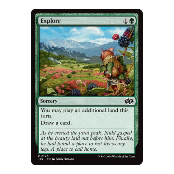 Explore (J25) #146 Common (Lightly Played) Foundations Jumpstart Magic: The Gathering: 2024