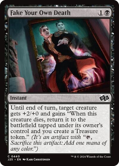 Fake Your Own Death (J25) #440 Common (Lightly Played) Foundations Jumpstart Magic: The Gathering: 2024