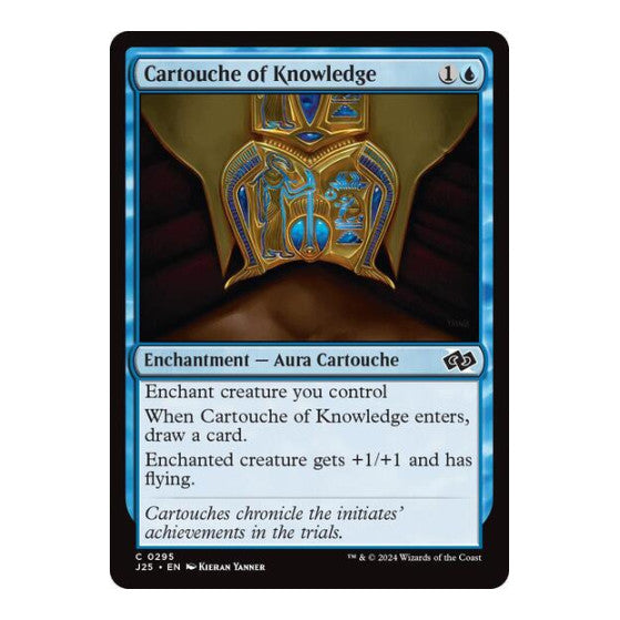 Cartouche of Knowledge (J25) #295 Common (Lightly Played) Foundations Jumpstart Magic: The Gathering: 2024