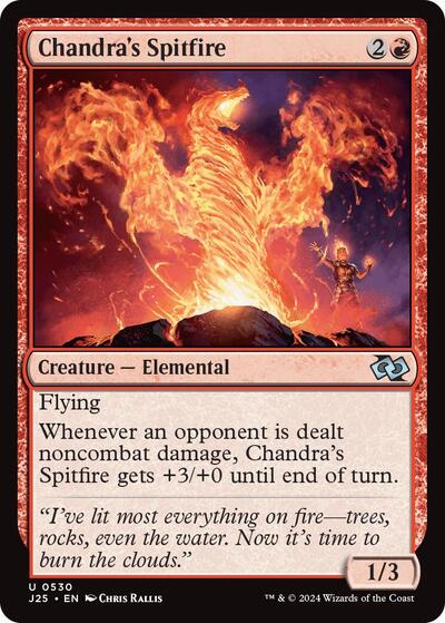 Chandras Spitfire (J25) #530 Uncommon (Lightly Played) Foundations Jumpstart Magic: The Gathering: 2024