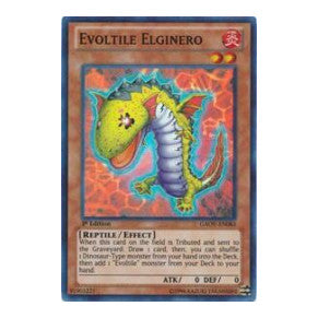 Evoltile Elginero (GAOV) #GAOV-EN083 Super Rare (1st Edition Near Mint) Galactic Overlord YuGiOh: 2012