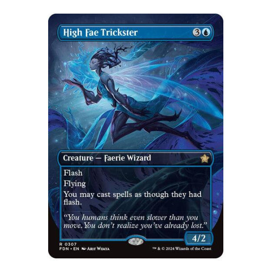 High Fae Trickster (Borderless) (FDN) #307 Rare Foundations Magic: The Gathering: 2024
