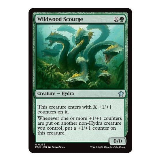 Wildwood Scourge (FDN) #236 Uncommon (Lightly Played) Foundations Magic: The Gathering: 2024