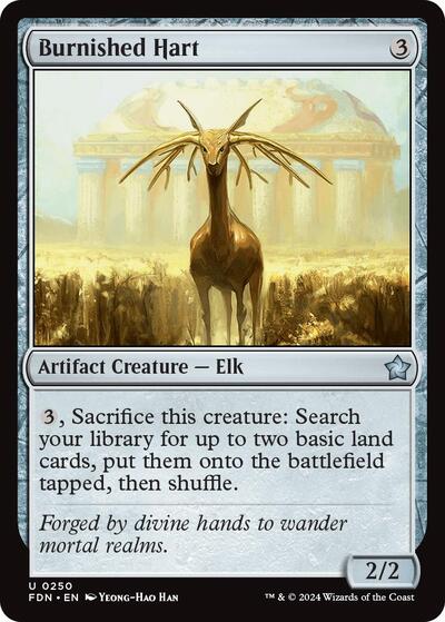 Burnished Hart (FDN) #250 Uncommon (Lightly Played) Foundations Magic: The Gathering: 2024
