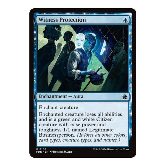Witness Protection (FDN) #168 Common Foundations Magic: The Gathering: 2024
