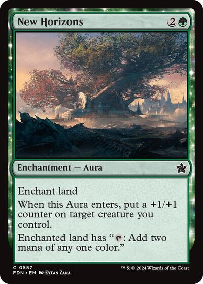 New Horizons (FDN) #557 Common (Lightly Played) Foundations Magic: The Gathering: 2024