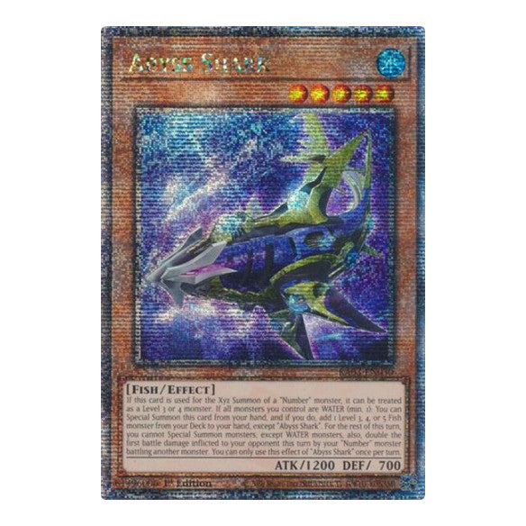 Abyss Shark (Quarter Century Secret Rare) (RA03) #RA03-EN030 Quarter Century Secret Rare (1st Edition Near Mint) Quarter Century Bonanza YuGiOh: 2024