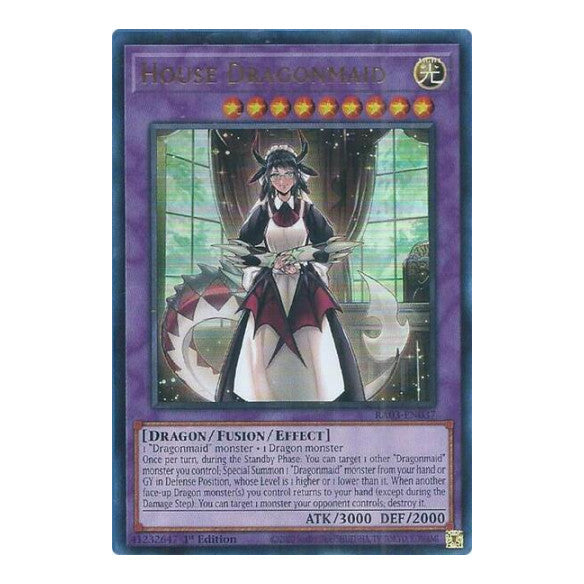 House Dragonmaid (UR) (RA03) #RA03-EN037 Ultra Rare (1st Edition Near Mint) Quarter Century Bonanza YuGiOh: 2024