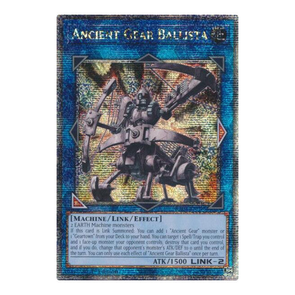 Ancient Gear Ballista (Quarter Century Secret Rare) (RA03) #RA03-EN046 Quarter Century Secret Rare (1st Edition Near Mint) Quarter Century Bonanza YuGiOh: 2024
