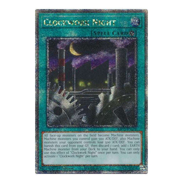Clockwork Night (Quarter Century Secret Rare) (RA03) #RA03-EN071 Quarter Century Secret Rare (1st Edition Near Mint) Quarter Century Bonanza YuGiOh: 2024