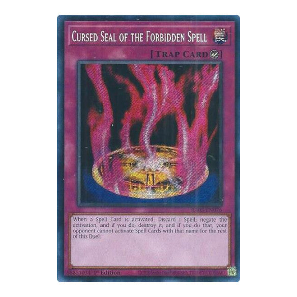 Cursed Seal of the Forbidden Spell (Secret Rare) (RA03) #RA03-EN076 Secret Rare (1st Edition Near Mint) Quarter Century Bonanza YuGiOh: 2024
