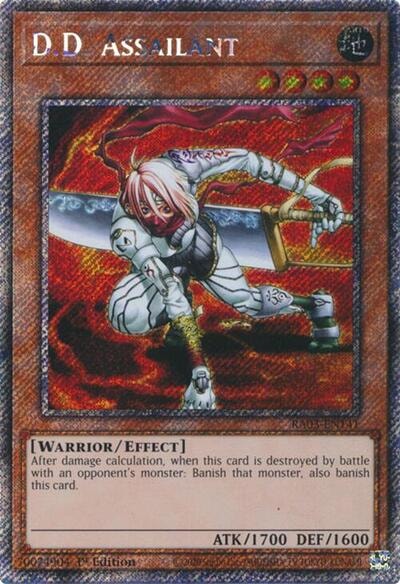 DD Assailant Platinum Secret Rare (RA03) #RA03-EN141 Platinum Secret Rare (1st Edition Near Mint) Quarter Century Bonanza YuGiOh: 2024