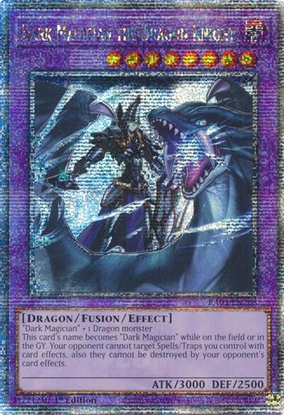 Dark Magician the Dragon Knight Quarter Century Secret Rare (RA03) #RA03-EN268 Quarter Century Secret Rare (1st Edition Near Mint) Quarter Century Bonanza YuGiOh: 2024