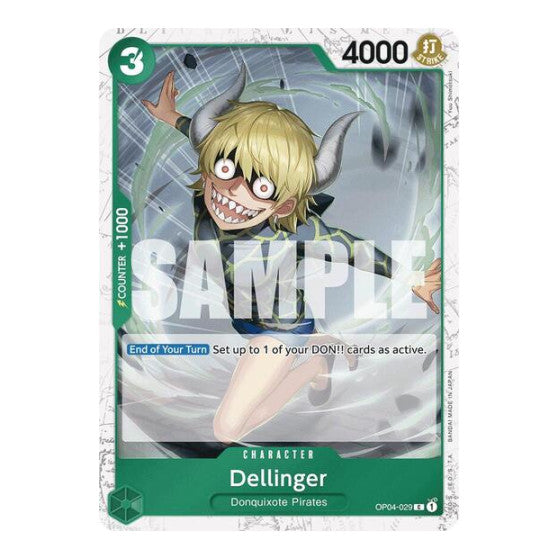Dellinger (Jolly Roger Foil) (PRB-01) #OP04-029 Common (Foil Near Mint) Premium Booster -The Best- One Piece Card Game: 2024