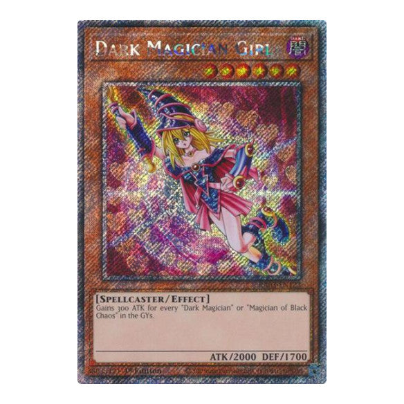 Dark Magician Girl (Platinum Secret Rare) (C) (RA03) #RA03-EN123 Platinum Secret Rare (1st Edition Near Mint) Quarter Century Bonanza YuGiOh: 2024