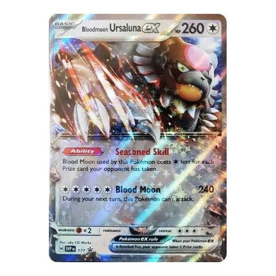 Bloodmoon Ursaluna ex - 177 (SVP) #177 Promo (Holofoil Near Mint) SV: Scarlet & Violet Promo Cards Pokemon: 2023