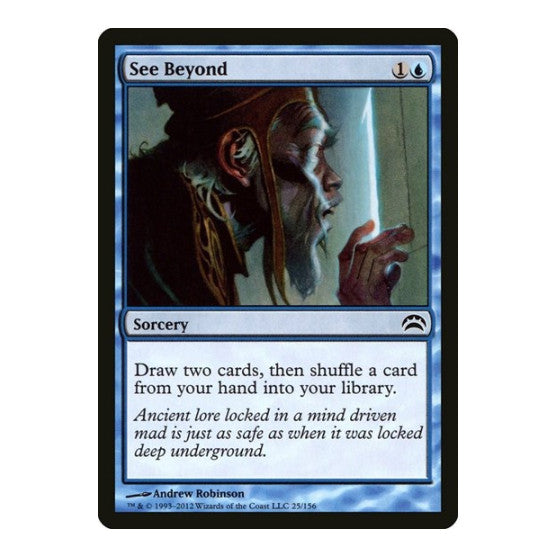 See Beyond (PC2) #25 Common (Damaged) Planechase 2012 Magic: The Gathering: 2012