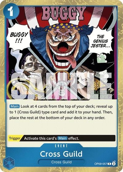 Cross Guild (OP09) #OP09-057 Rare Emperors in the New World One Piece Card Game: 2024