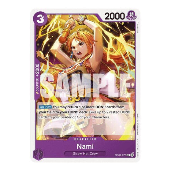 Nami (070) (OP09) #OP09-070 Uncommon (Near Mint) Emperors in the New World One Piece Card Game: 2024