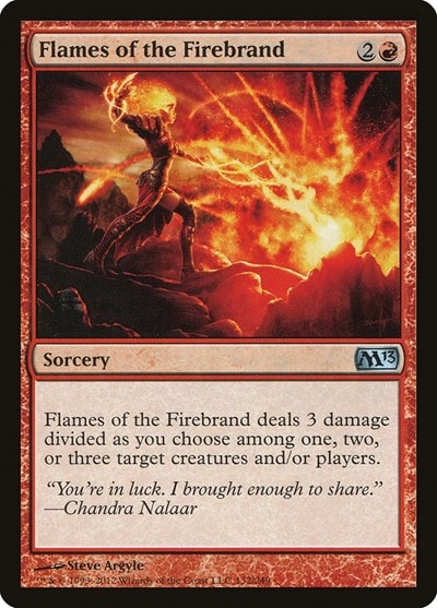 Flames of the Firebrand (M13) #132 Uncommon (Moderately Played) Magic 2013 (M13) Magic: The Gathering: 2012