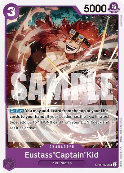 EustassCaptainKid (OP09) #OP09-075 Uncommon (Near Mint) Emperors in the New World One Piece Card Game: 2024