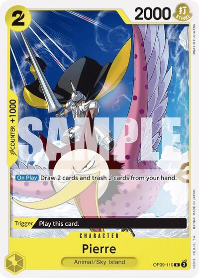 Pierre (OP09) #OP09-110 Common (Near Mint) Emperors in the New World One Piece Card Game: 2024