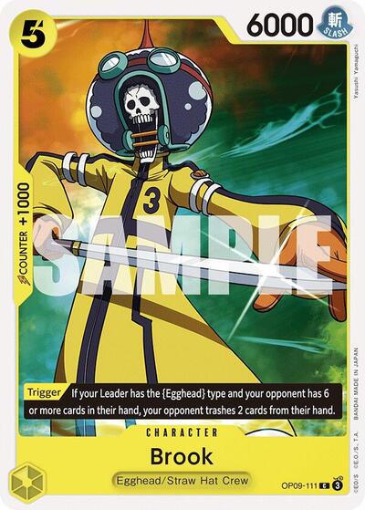 Brook 111 (OP09) #OP09-111 Common (Near Mint) Emperors in the New World One Piece Card Game: 2024