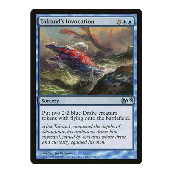 Talrand's Invocation (M13) #73 Uncommon Magic 2013 (M13) Magic: The Gathering: 2012
