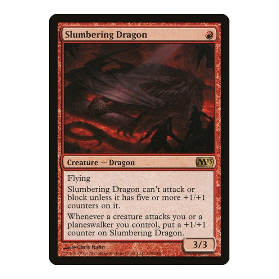 Slumbering Dragon (M13) #148 Rare Magic 2013 (M13) Magic: The Gathering: 2012