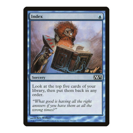 Index (M13) #55 Common (Lightly Played) Magic 2013 (M13) Magic: The Gathering: 2012