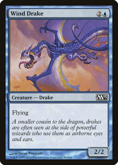 Wind Drake (M13) #80 Common (Lightly Played) Magic 2013 (M13) Magic: The Gathering: 2012