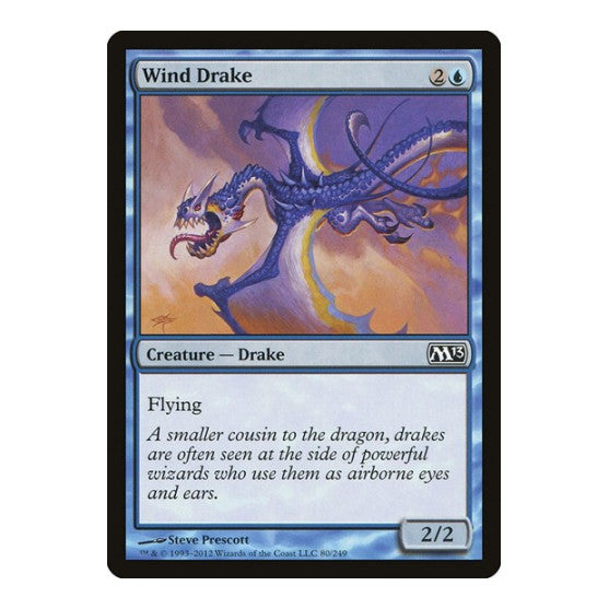 Wind Drake (M13) #80 Common Magic 2013 (M13) Magic: The Gathering: 2012