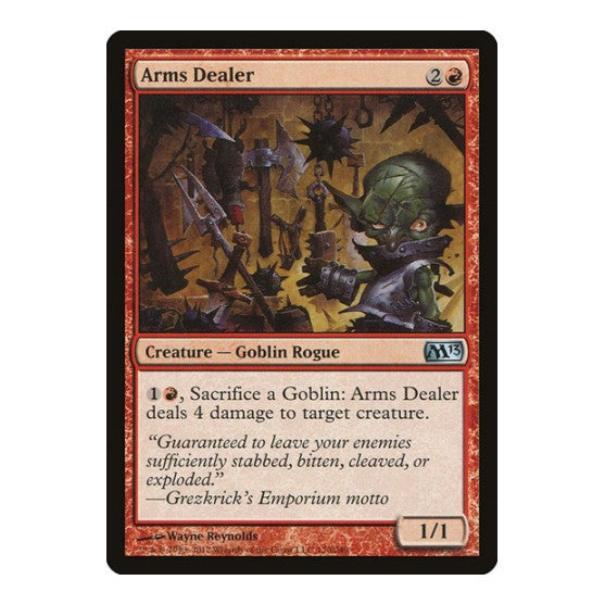 Arms Dealer (M13) #120 Uncommon (Lightly Played) Magic 2013 (M13) Magic: The Gathering: 2012