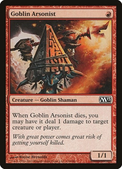 Goblin Arsonist (M13) #134 Common Magic 2013 (M13) Magic: The Gathering: 2012