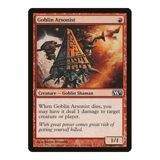 Goblin Arsonist (M13) #134 Common Magic 2013 (M13) Magic: The Gathering: 2012