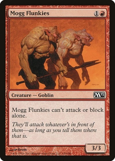 Mogg Flunkies (M13) #143 Common (Moderately Played) Magic 2013 (M13) Magic: The Gathering: 2012